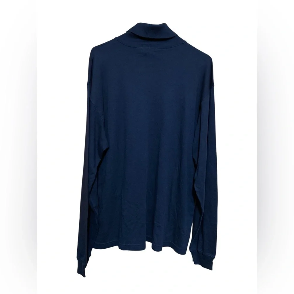 J. Crew Sport Black Turtleneck Long Sleeve Men’s Shirt Top, Size Large.